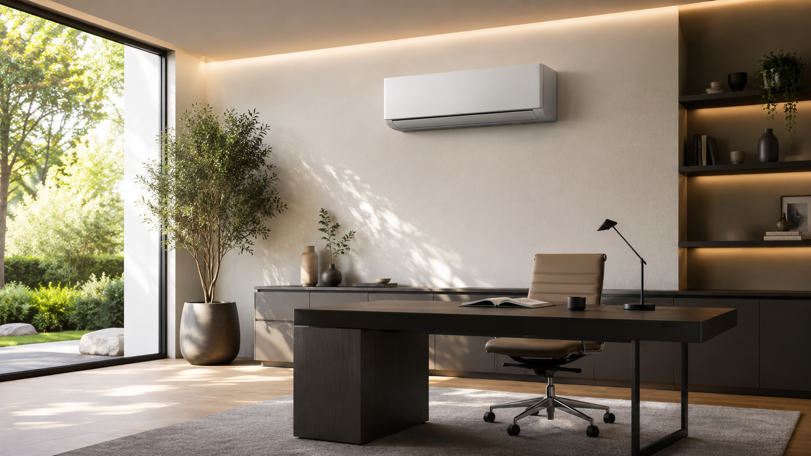 Air conditioning in a modern office